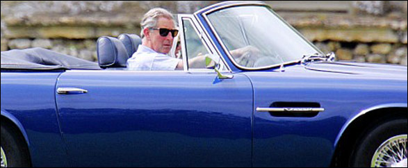Prince Charles Aston Martin