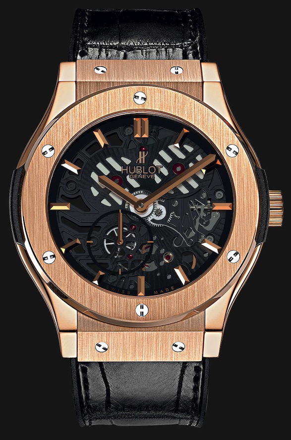Hublot Classic Fusion Extra Thin Skeleton Watch | TwistedLifestyle.com