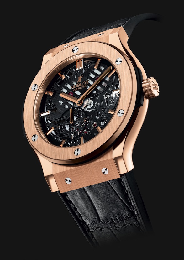 Hublot Classic Fusion Extra Thin Skeleton Watch | TwistedLifestyle.com