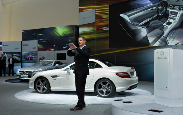 Mercedes slk world premiere #5