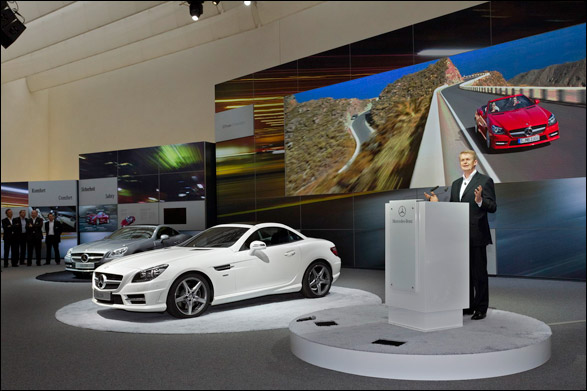Mercedes slk world premiere #2