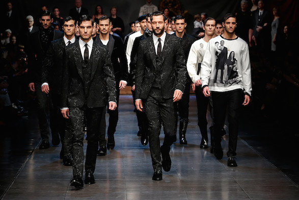 Dolce & Gabbana Winter 2016 Mens Fashion Show | Twisted Lifestyle