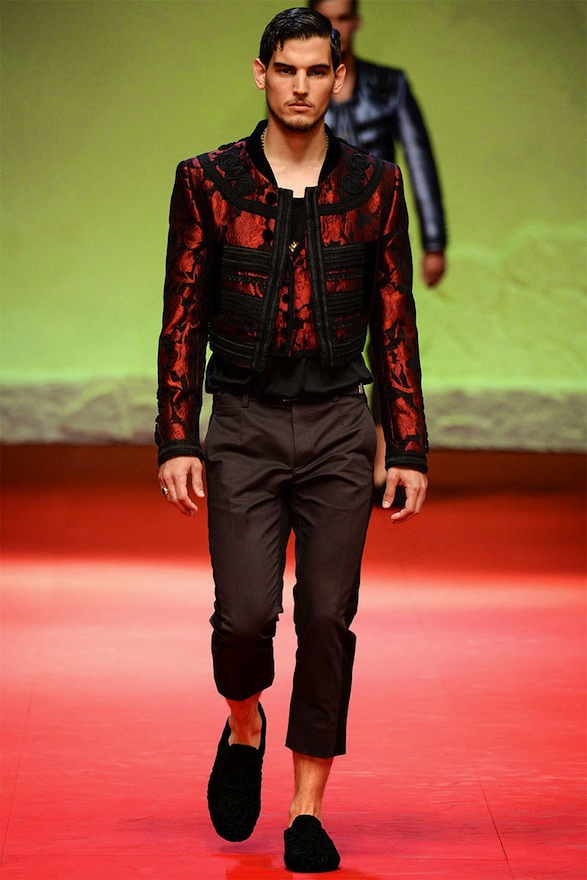 Dolce & Gabbana Spring Summer 2015 Mens Fashion Show Milan Fashion Week ...